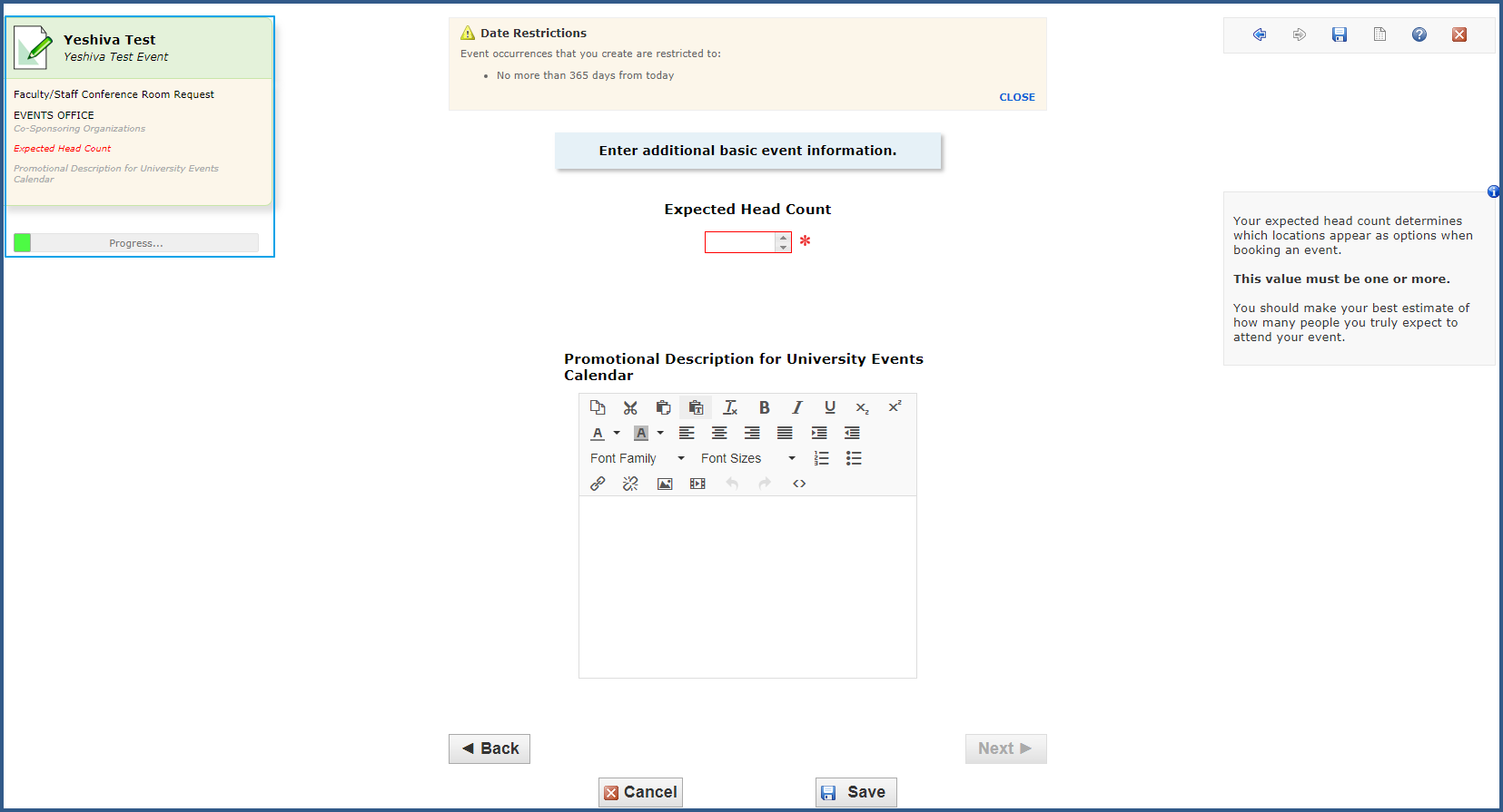 Create Event 3 Create Event 3